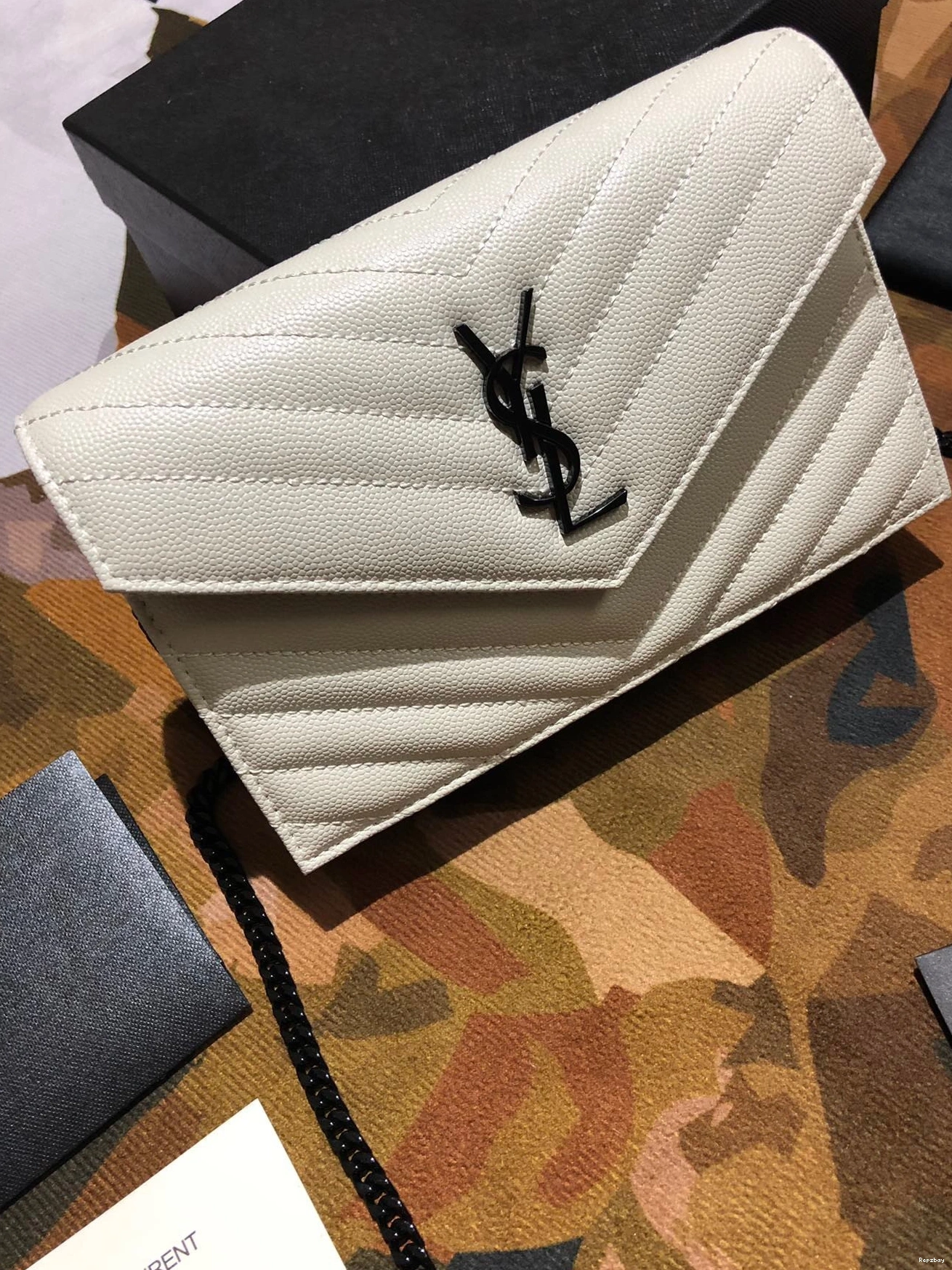 Repzbay REP YSL CHAIN CASSANDRE WALLET MATELASSÉ 0804